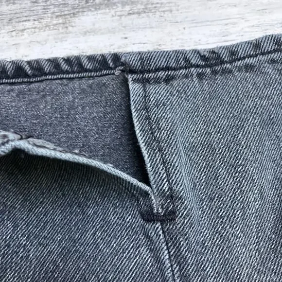 Levi’s Jeans Sz 30 94’ Baggy Black Wash Button Fly High Rise Mom Jean Grunge - Picture 8 of 11